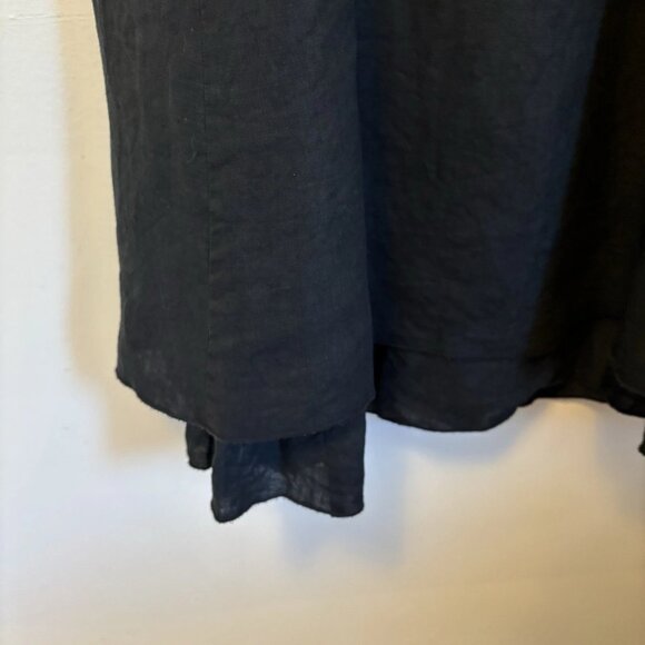 EILEEN FISHER Dress 100% Irish Linen Tank Sheath M Lagenlook Minimalist - Picture 3 of 8